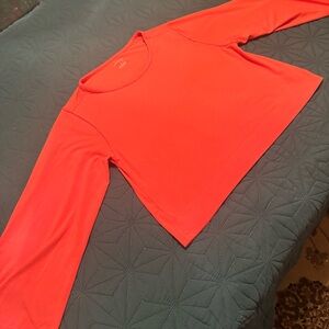 Anthropologie Women's Long Sleeve cropped  Top medium, oversized fit